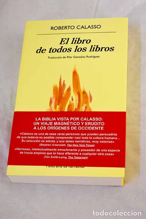 Libros: El libro de todos los libros.- Calasso, Roberto