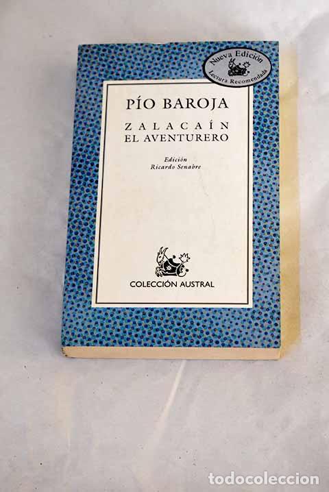 books: Zalaca&iacute;n el aventurero.- Baroja, P&iacute;o