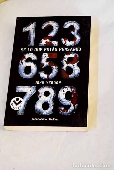 books: S&eacute; lo que est&aacute;s pensando.- Verdon, John