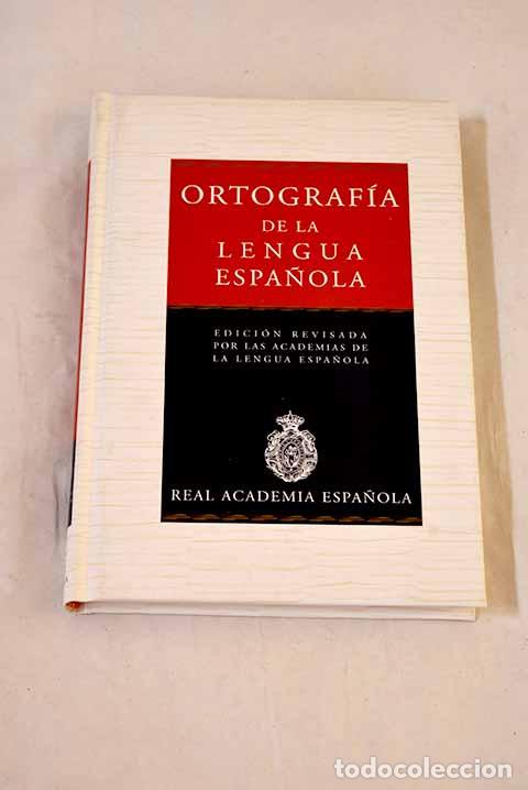 Livres: Ortograf&iacute;a de la lengua espa&ntilde;ola