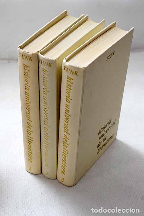 Livros em segunda m&atilde;o: Historia universal de la literatura.- Tunk, Eduard von