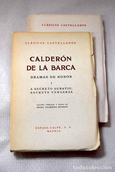 Libros: Dramas de honor: Calder&oacute;n de la Barca, Pedro.- Calder&oacute;n de la Barca, Pedro