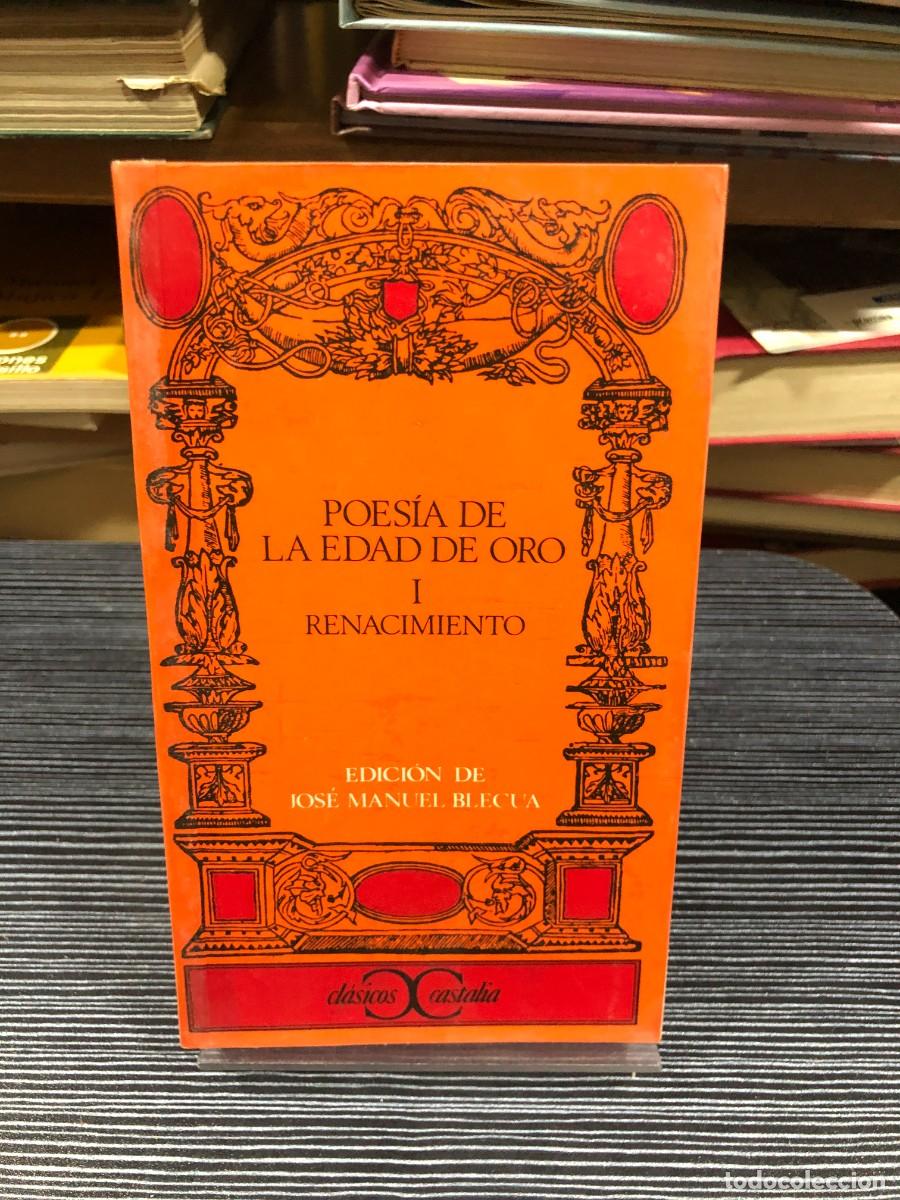 Libros: Poes&iacute;a de la Edad de Oro I: Renacimiento Edici&oacute;n de Jos&eacute; Manuel Blecua (Cl&aacute;sicos Castalia)