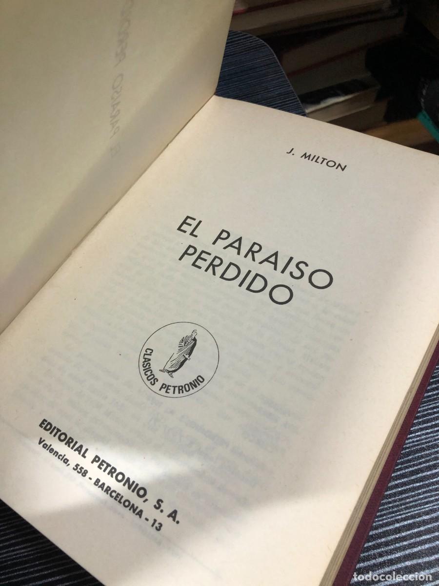 Libros: El para&iacute;so perdido J. Milton (Editorial Petronio) - Foto 2