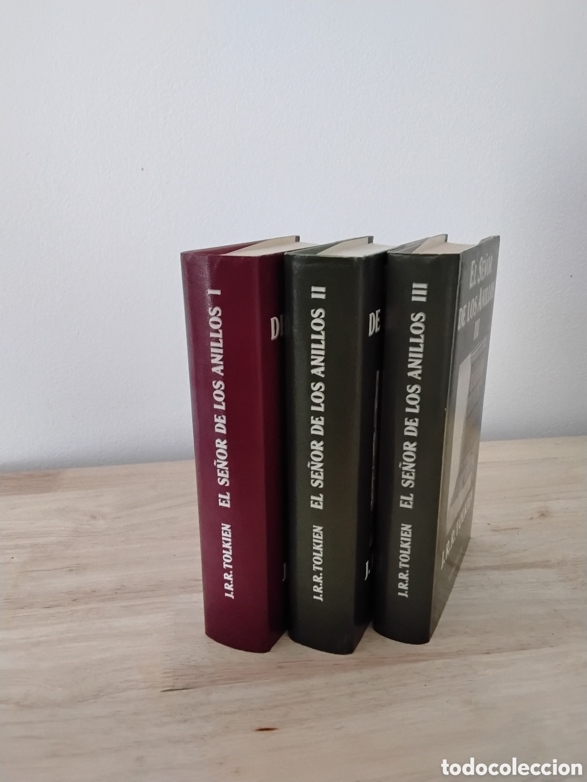 Libros: EL SE&Ntilde;OR DE LOS ANILLOS, J.R.R. TOLKIEN, 3 TOMOS, MINOTAURO