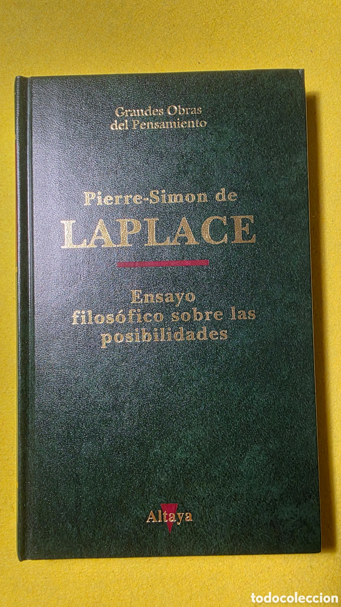 Libros: Laplace. Ensayo filos&oacute;fico sobre las posibilidades