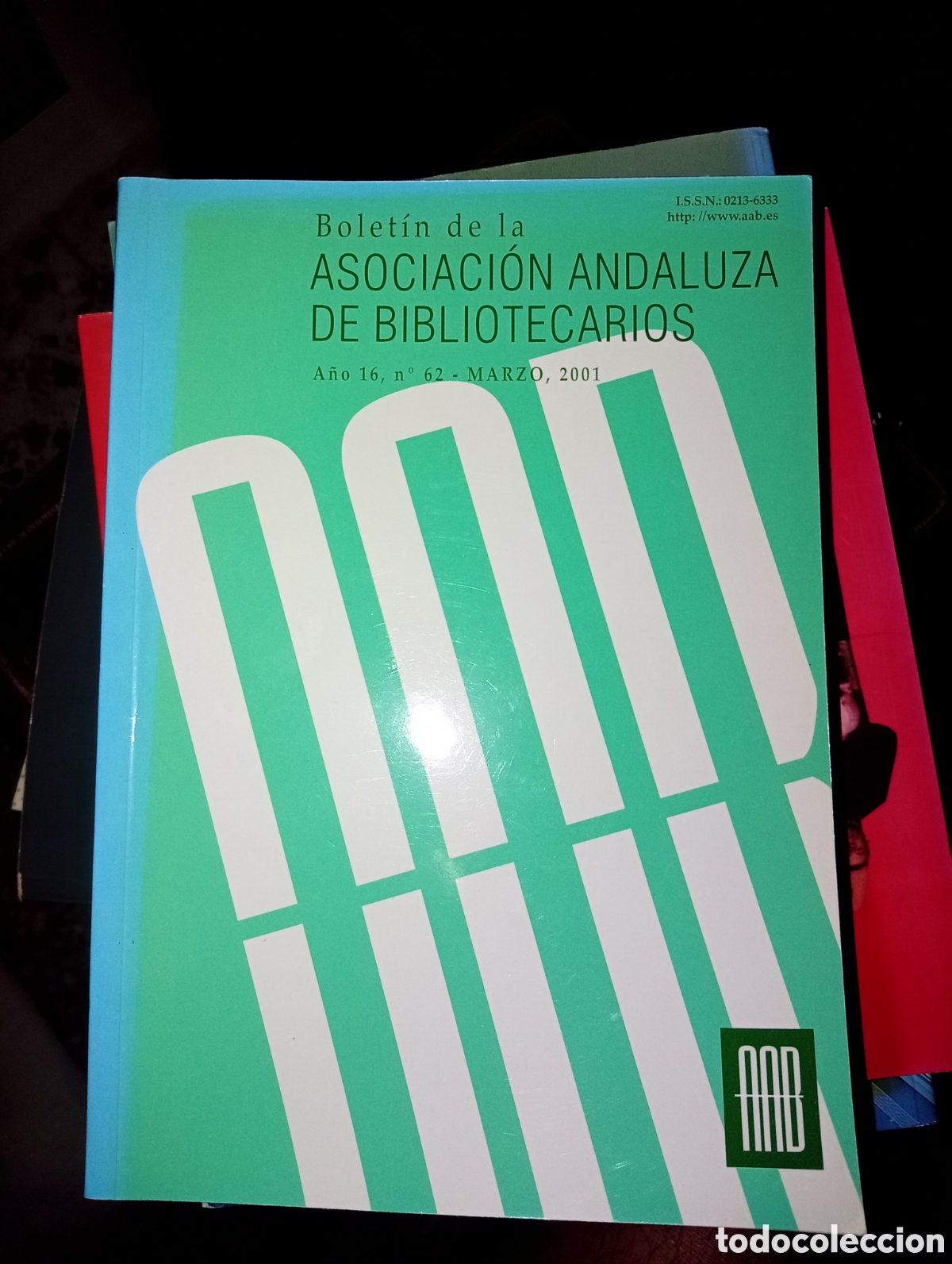 Libros: Bolet&iacute;n de la asociaci&oacute;n andaluza de bibliotecarios -a&ntilde;o16-