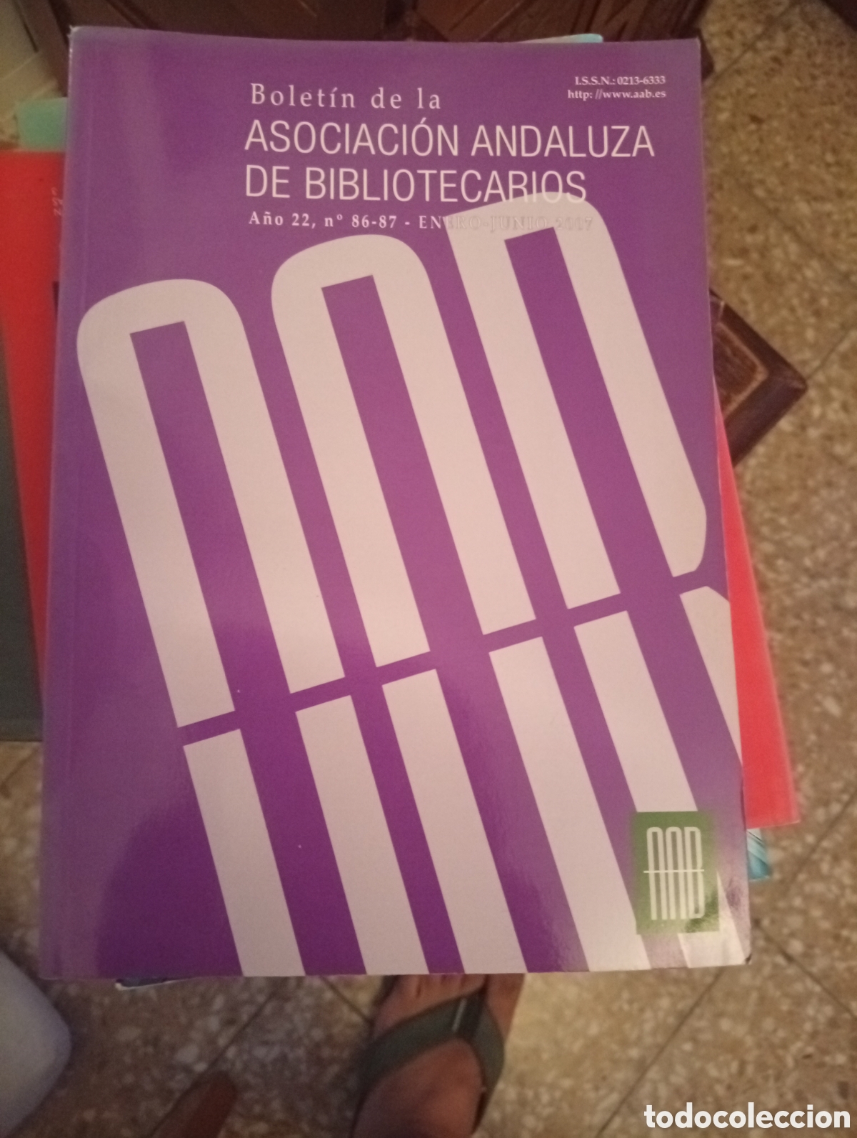 Libros: Bolet&iacute;n de la asociaci&oacute;n andaluza de bibliotecarios -a&ntilde;o22-
