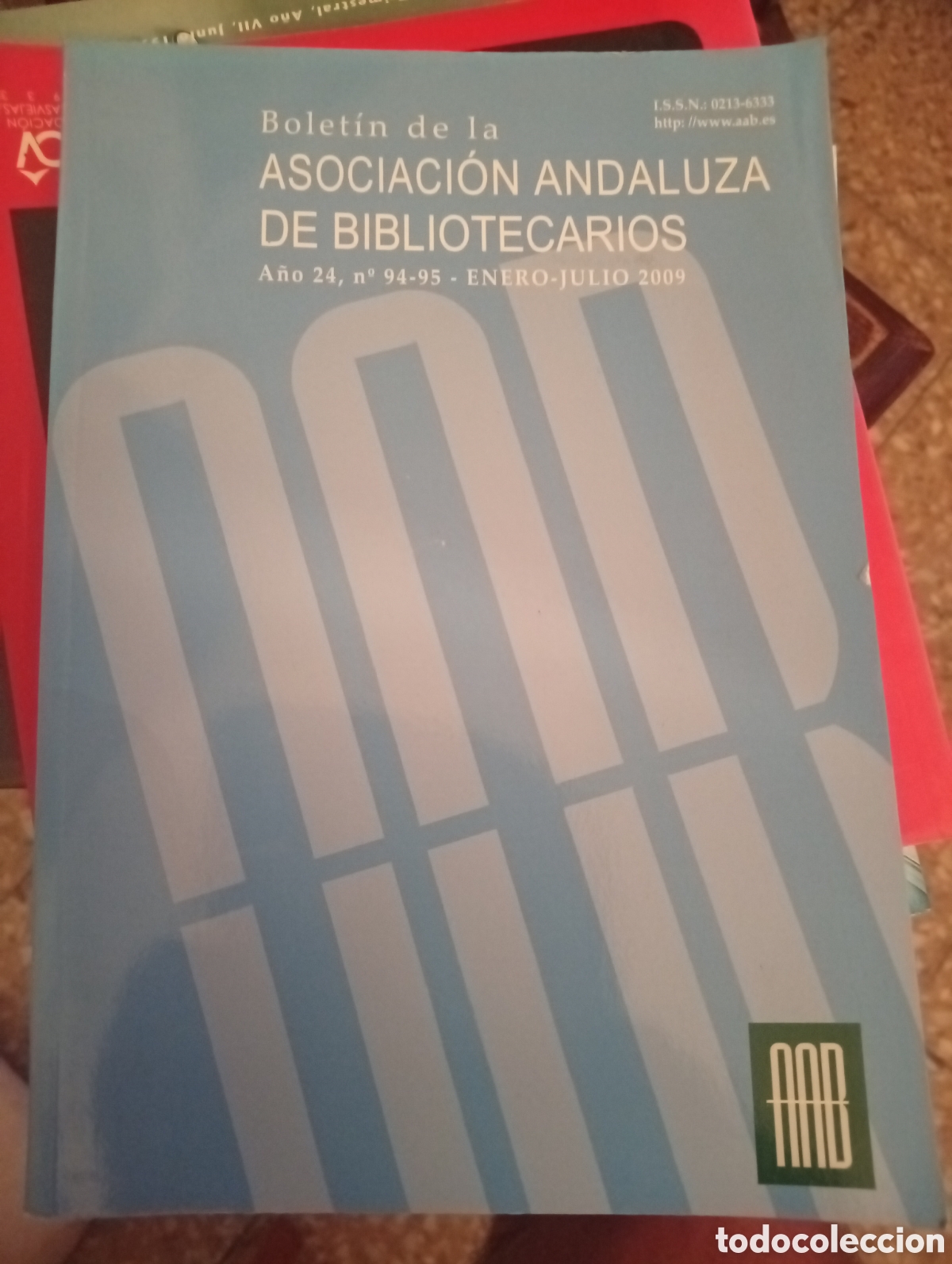 Libros: Bolet&iacute;n de la asociaci&oacute;n andaluza de bibliotecarios -a&ntilde;o24-