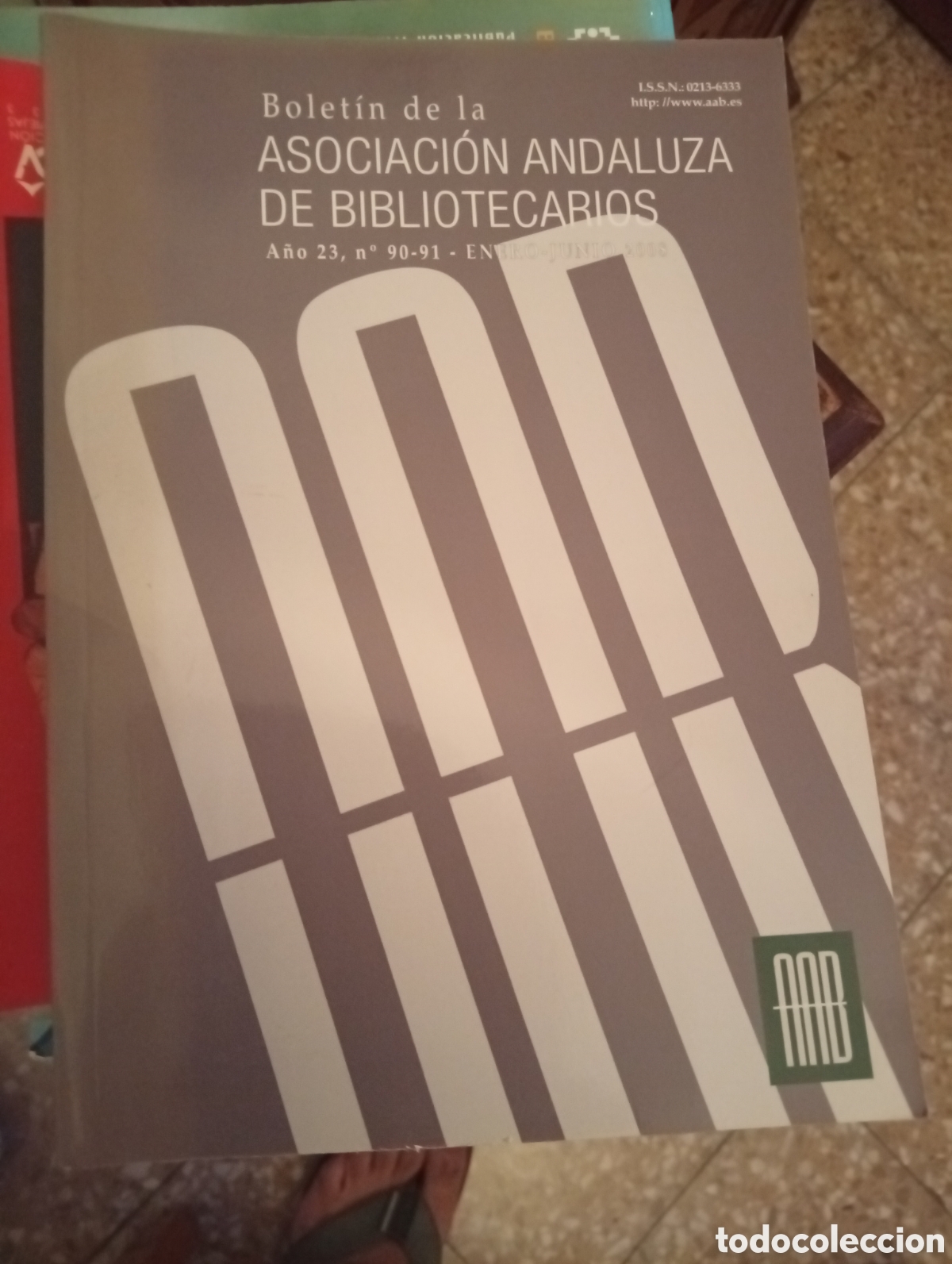 Libros: Bolet&iacute;n de la asociaci&oacute;n andaluza de bibliotecarios -a&ntilde;o23-