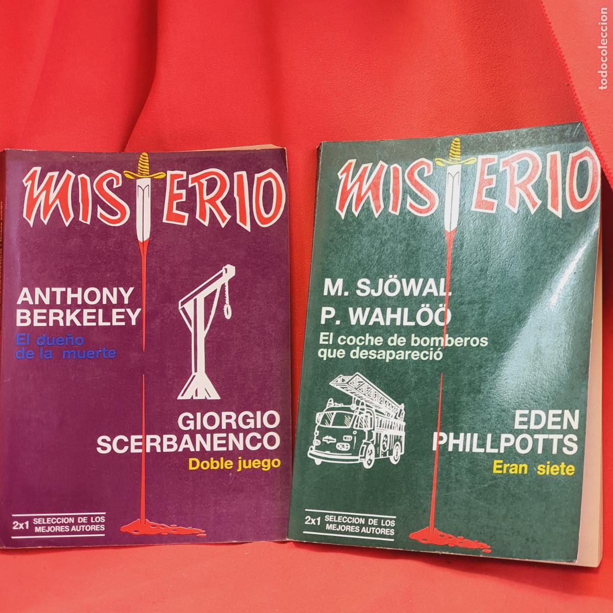 Libros: LOTE 2 LIBROS-MISTERIO-VER FOTOGRAF&Iacute;AS PARA M&Aacute;S DATOS.