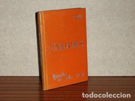 Libri di seconda mano: UNIDADES ABSOLUTAS Y UNIDADES PR&Aacute;CTICAS - Ban&uacute;s y Comas, Carlos