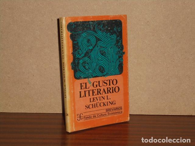 Libros: EL GUSTO LITERARIO - Sch&uuml;cking, Levin L. - Foto 1