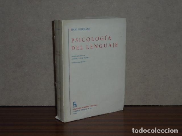 B&uuml;cher: PSICOLOG&Iacute;A DEL LENGUAJE - H&ouml;rmann, Hans