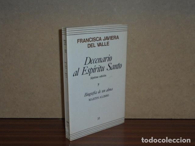 Livros em segunda m&atilde;o: DECENARIO AL ESP&Iacute;RITU SANTO - Valle, Francisca Javiera del