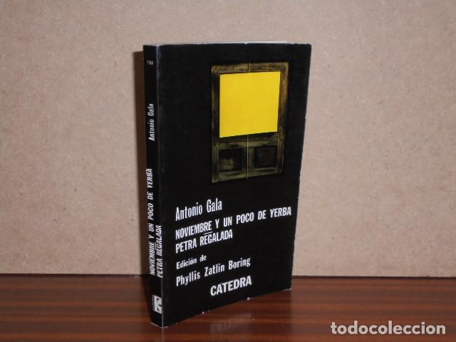 Libros: NOVIEMBRE Y UN POCO DE YERBA - PETRA REGALADA - Gala, Antonio