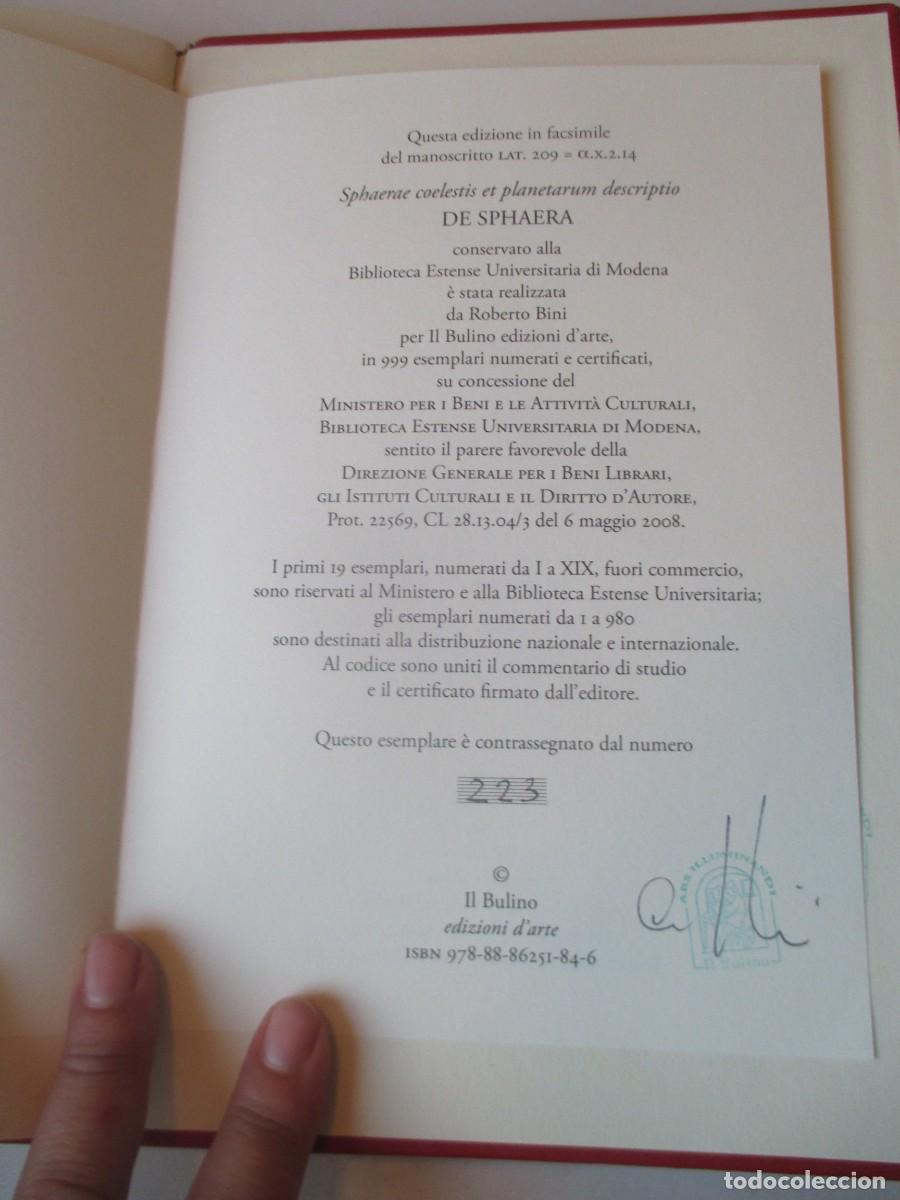 Libros: SPHAERAE COELESTIS ( Facsimil) W41544 - Foto 6