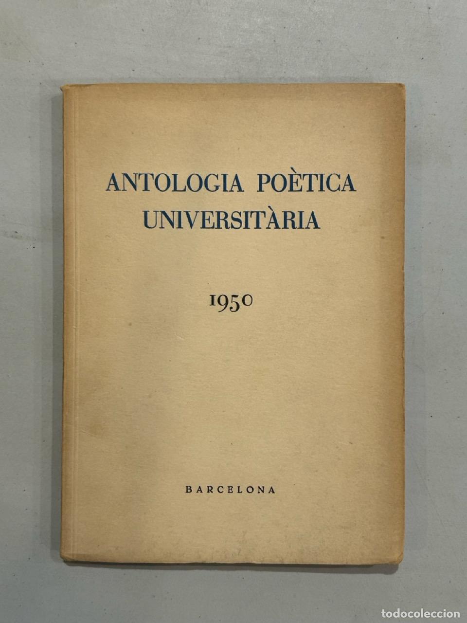 Libros: Antologia po&egrave;tica universit&agrave;ria 1950