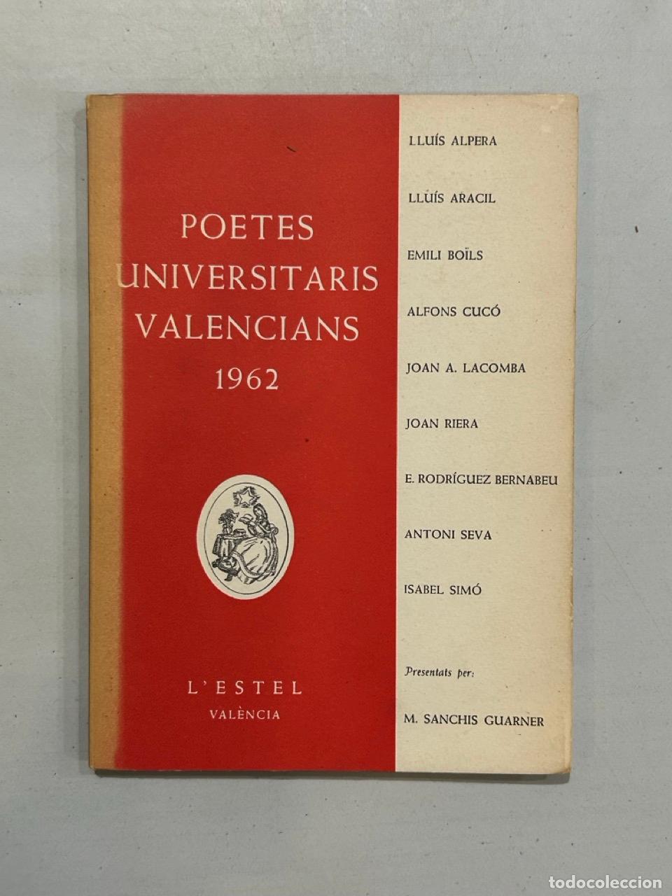 Libros: Poetes universitaris valencians 1962