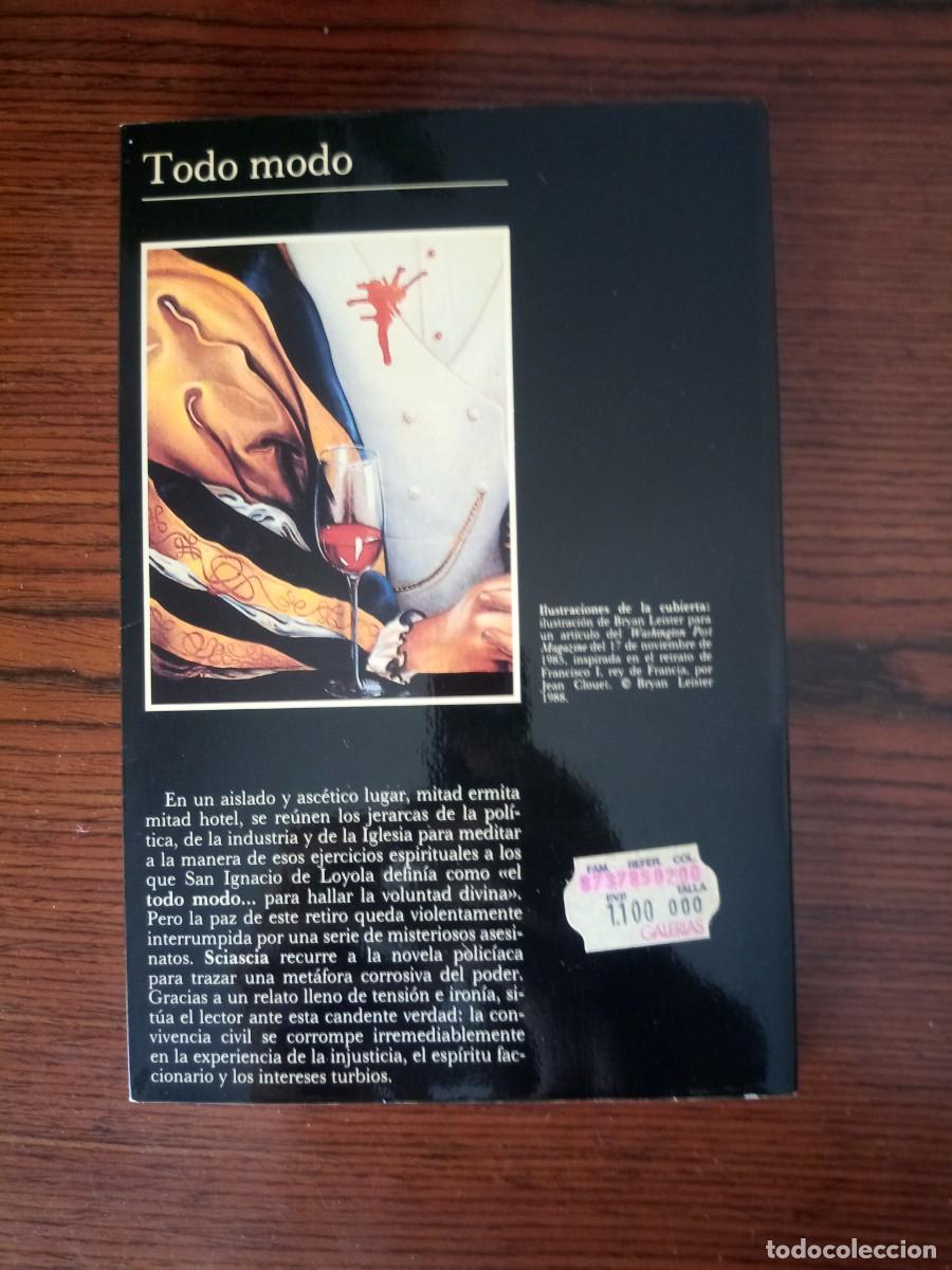 Libros: &rdquo;Todo modo&rdquo;, Leonardo Sciascia (Tusquets) - Foto 2