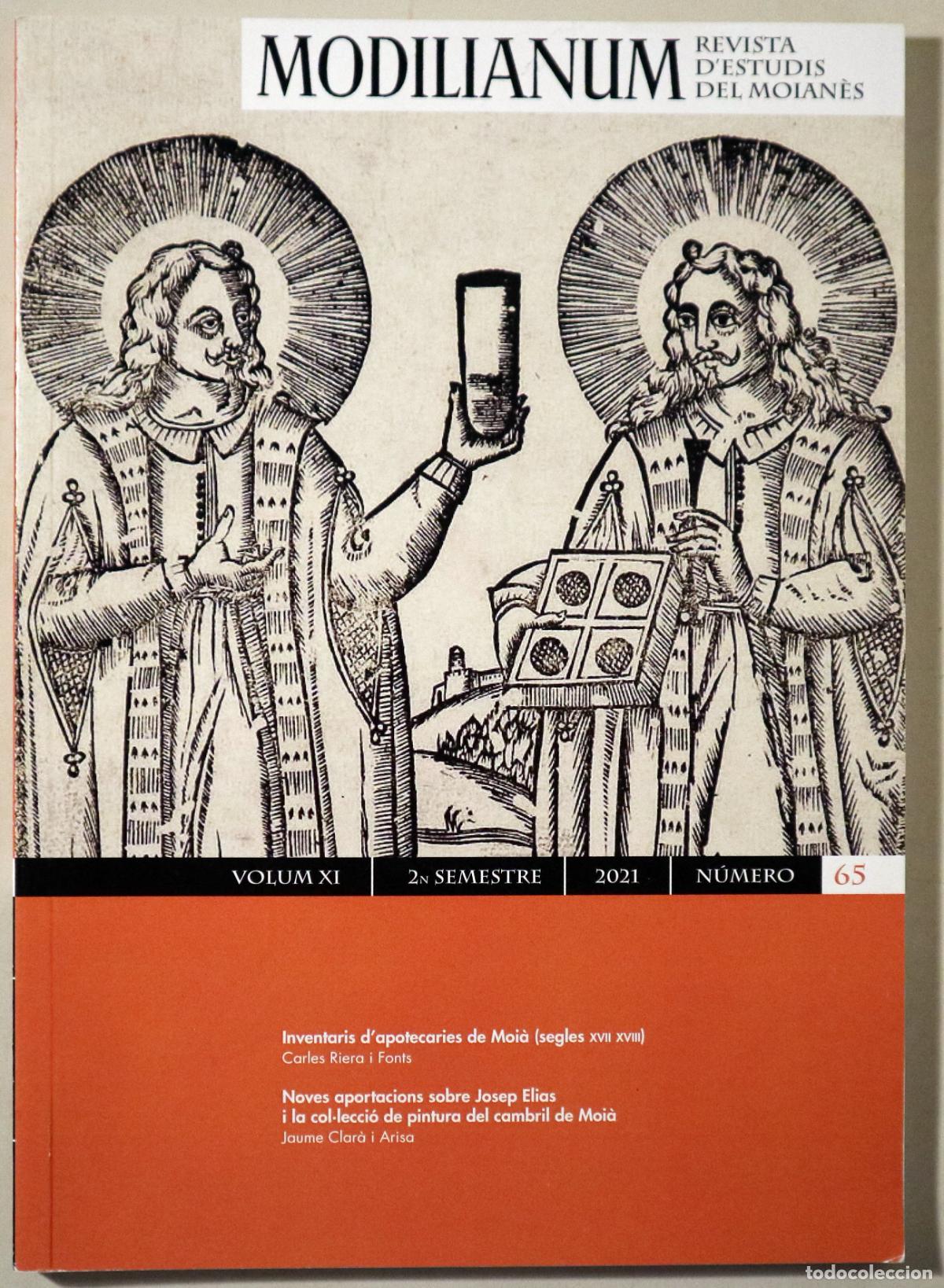 books: (Elias, Josep) - RIERA, Carles - CLAR&Agrave;, Jaume - MODILIANUM N&ordm; 65 - Moi&agrave; 2021 - Il&middot;lustrat