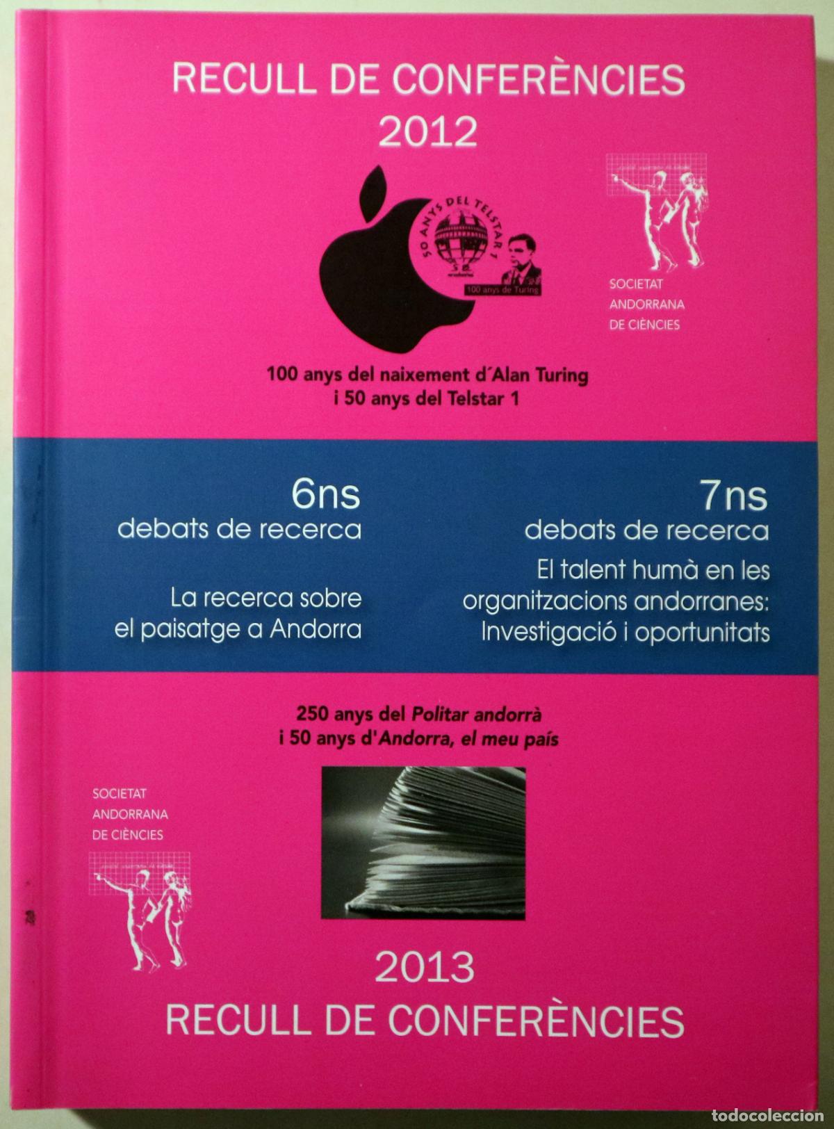 Libros: RECULL DE CONFER&Egrave;NCIES 2012 / RECULL DE CONFER&Egrave;NCIES 2013 - Andorra 2015 - Il&middot;lustrat