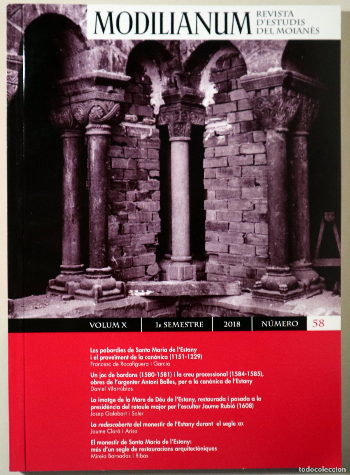 B&uuml;cher: (Balles, Antoni - Rubi&oacute;, Jaume ) - MODILIANUM N&ordm; 58 - Moi&agrave; 2018 - Il&middot;lustrat
