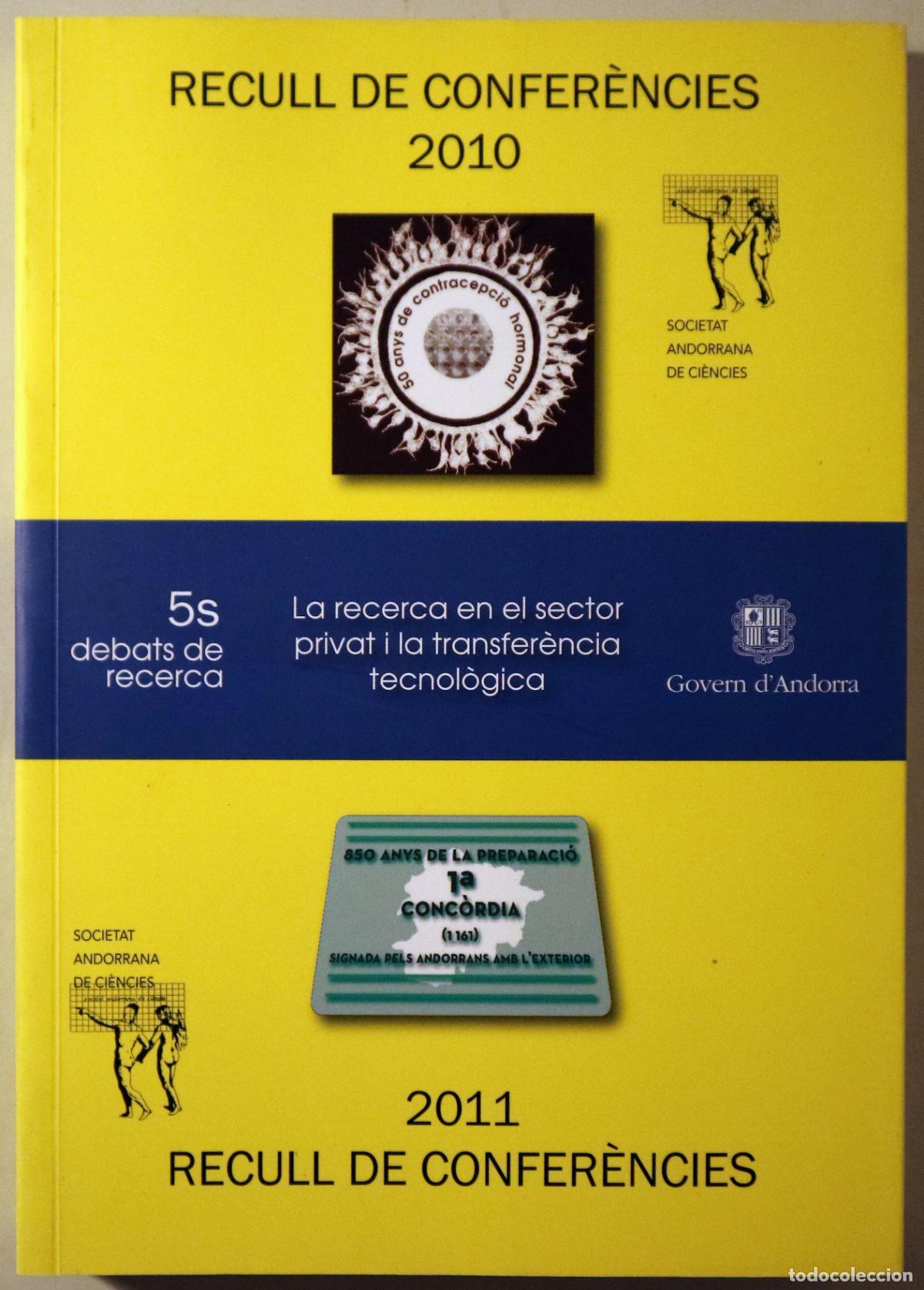 Livros em segunda m&atilde;o: RECULL DE CONFER&Egrave;NCIES 2010 i 2011. Debats de Recerca. La recerca en el sector privat i la transfer&egrave;