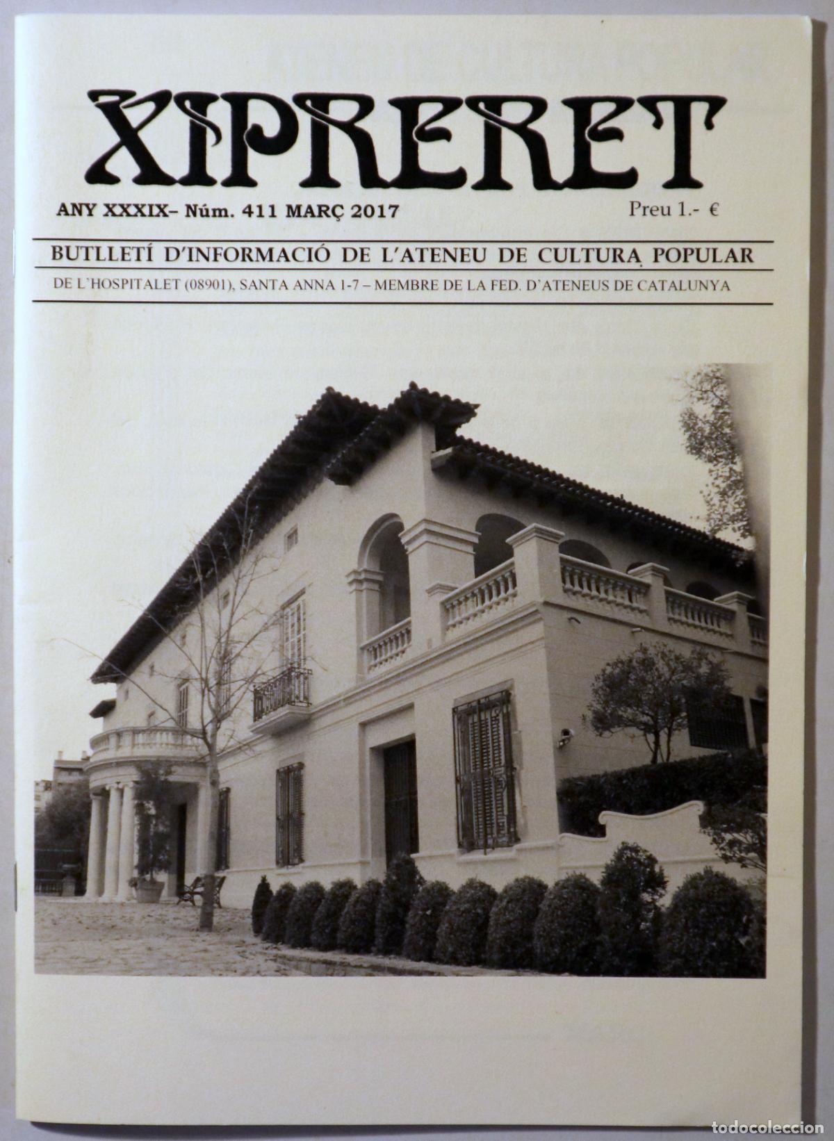 Libros: XIPRERET. N&uacute;m.411. - L'Hospitalet 2017 - Il&middot;lustrat