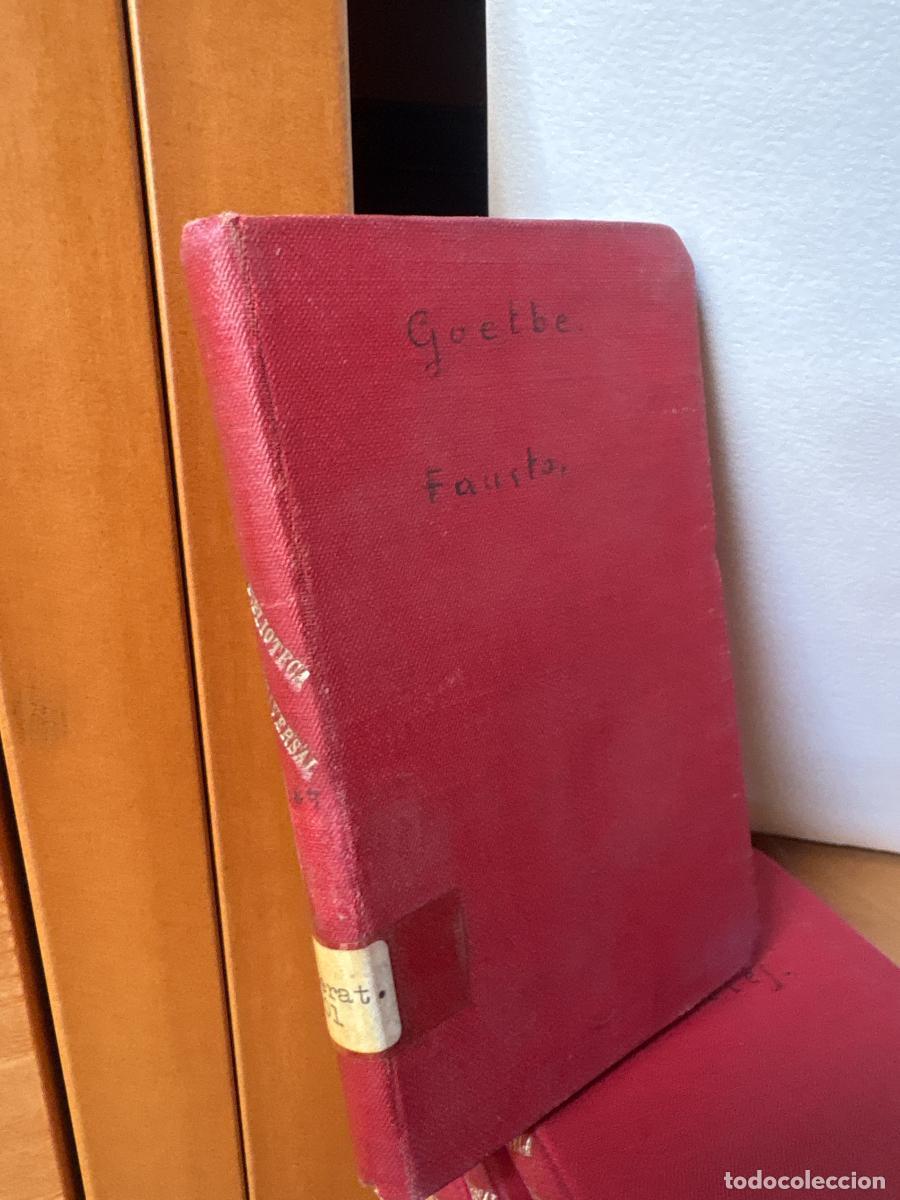 Livros em segunda m&atilde;o: Fausto. Tomo I. Biblioteca Universal. Colecci&oacute;n de los mejores autores. Tomo CIX - Goethe tdk720