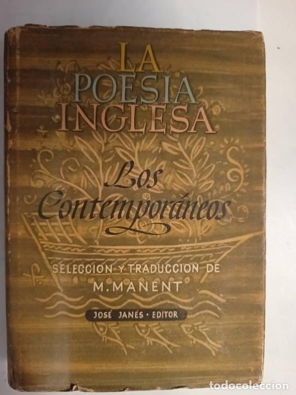 Libros: La poes&iacute;a inglesa los contempor&aacute;neos - M. Manent
