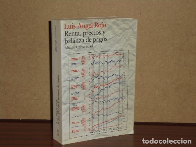 Libri di seconda mano: RENTA, PRECIOS Y BALANZA DE PAGOS - Rojo, Luis &Aacute;ngel