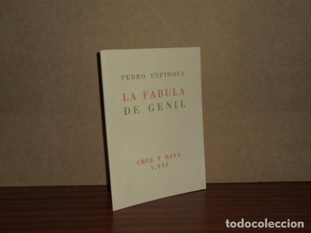 Libros: LA F&Aacute;BULA DE GENIL - Espinosa, Pedro