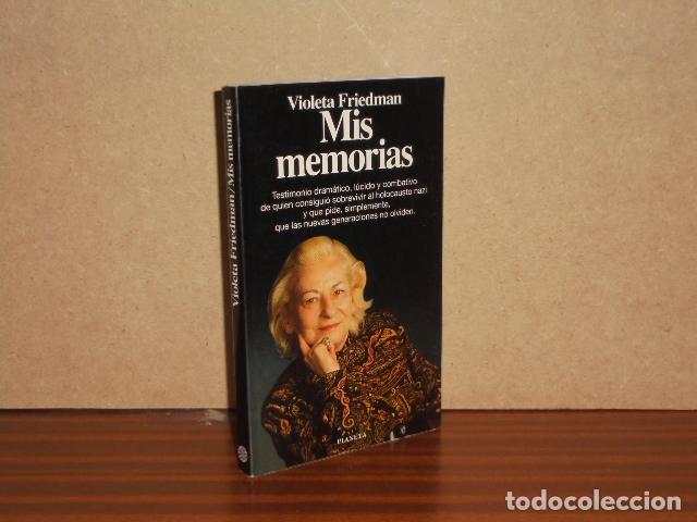 Libros: MIS MEMORIAS - Friedman, Violeta