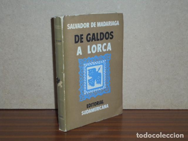 Libri di seconda mano: DE GALD&Oacute;S A LORCA - Madariaga, Salvador de