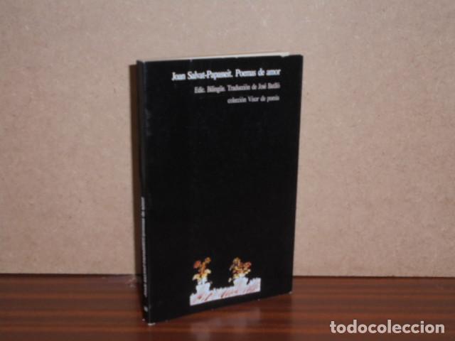 B&uuml;cher: POEMAS DE AMOR - Edici&oacute;n biling&uuml;e - Salvat-Papasseit, Joan
