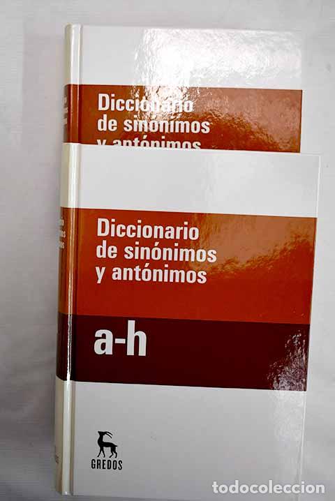 Libros: Diccionario de sin&oacute;nimos y ant&oacute;nimos