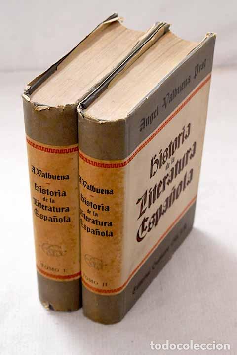 B&uuml;cher: Historia de la literatura espa&ntilde;ola.- Valbuena Prat, &Aacute;ngel