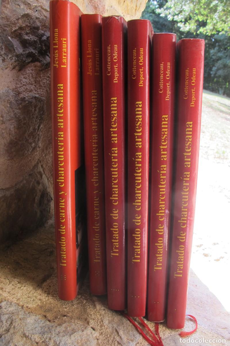 B&uuml;cher: TRATADO DE CARNE Y CHARCUTERIA ARTESANA. JESUS LLONA LARRAURI. COMPLETA 6 TOMOS