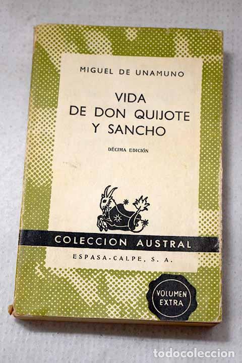 Libros: Vida de Don Quijote y Sancho.- Unamuno, Miguel de