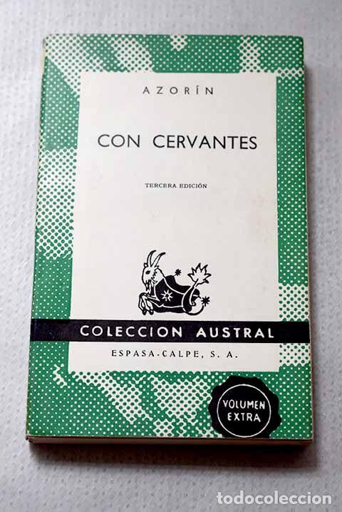 Libros: Con Cervantes: Martinez Ruiz, Jos&eacute; (Azor&iacute;n).- Martinez Ruiz, Jos&eacute; (Azor&iacute;n)