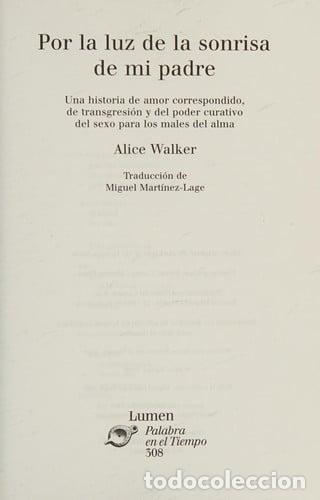 Livros em segunda m&atilde;o: Por La Luz De La Sonrisa De Mi Padre - Alice Walker