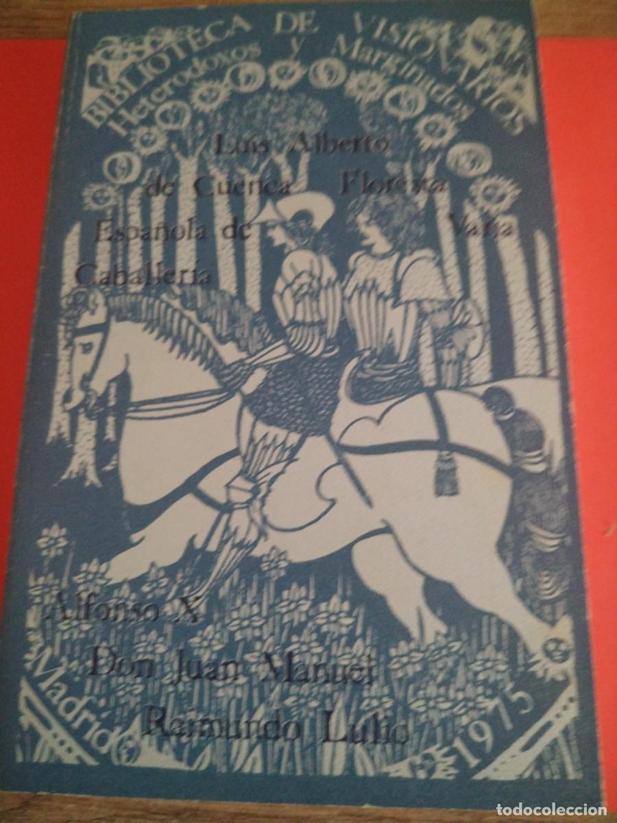 Libros: BIBLIOTECA DE VISIONARIOS - ESPA&Ntilde;OLA DE CABALLERIA