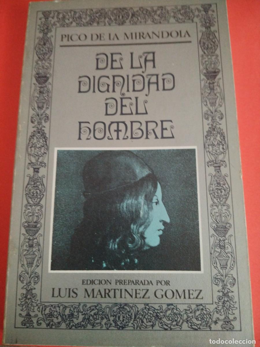 Libros: EDITORA NACIONAL - DE LA DIGNIDAD DEL HOMBRE