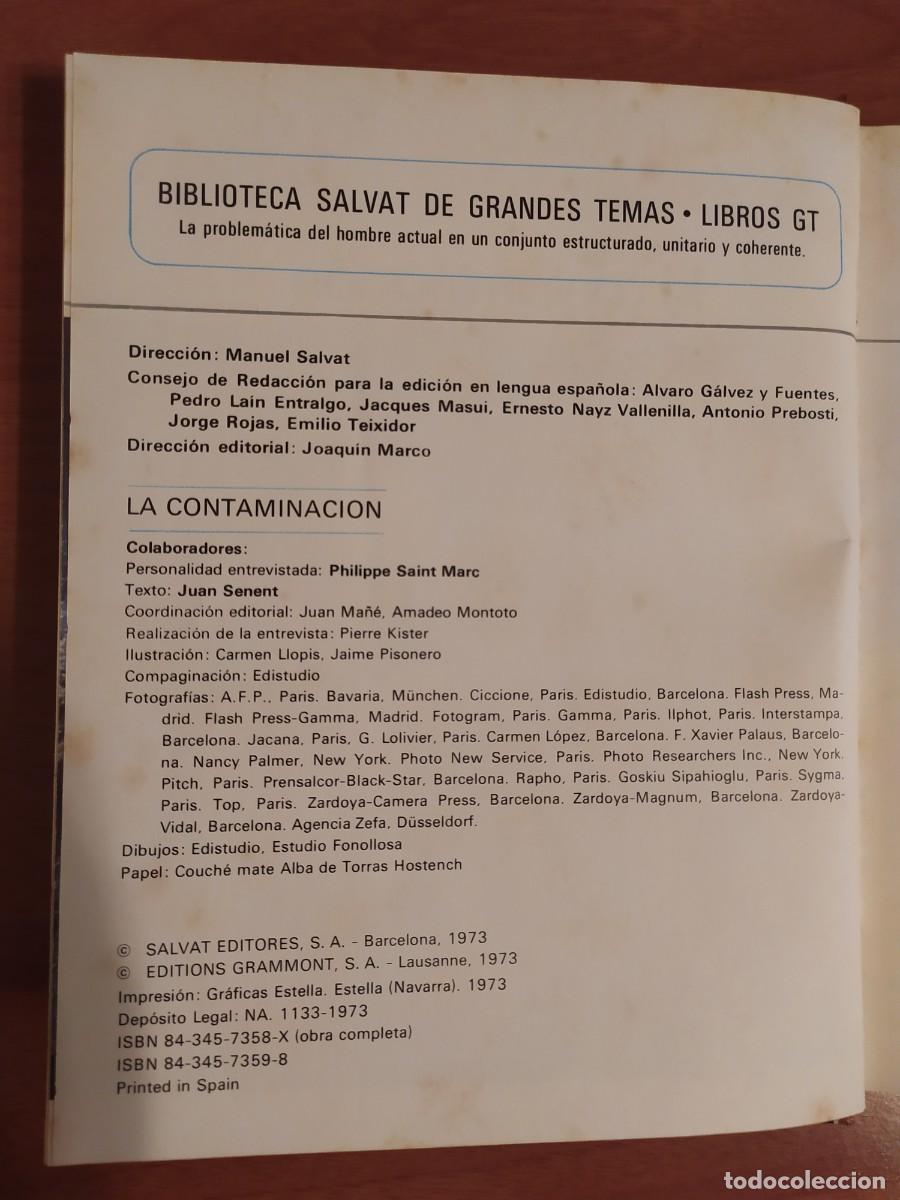 Libros: La contaminaci&oacute;n - Juan Senent - Foto 3