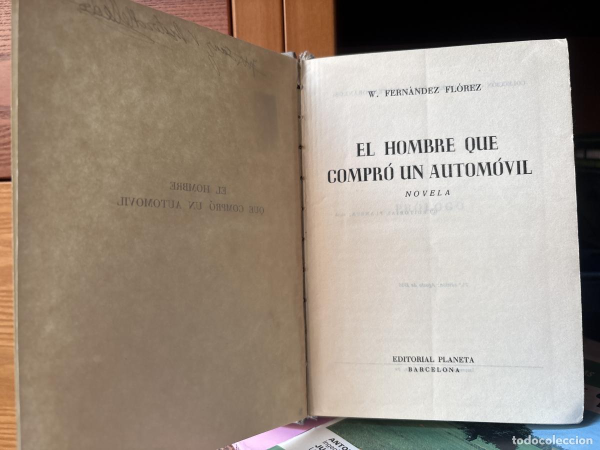books: El hombre que compr&oacute; un automovil - W Fern&aacute;ndez Fl&oacute;rez. tdk653