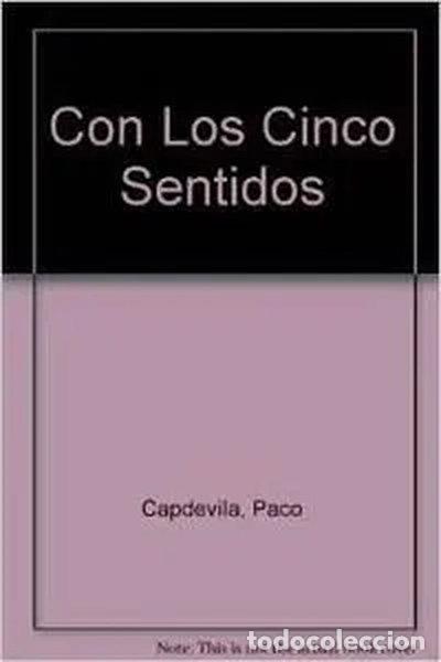 Libros: Con los cinco sentidos- 9788439289197