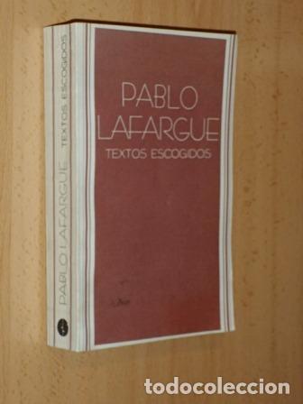 Libri di seconda mano: TEXTOS ESCOGIDOS - Lafargue, Pablo