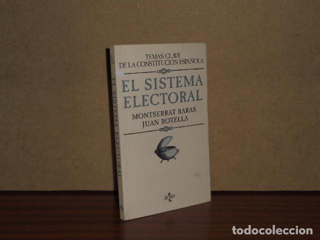Libri di seconda mano: EL SISTEMA ELECTORAL - Baras, Montserrat - Juan Botella