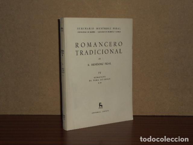 B&uuml;cher: ROMANCERO TRADICIONAL IV - ROMANCES DE TEMA ODISEICO II - VV. AA. - Men&eacute;ndez Pidal